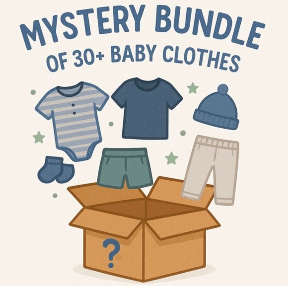 Carter's Other - 30+ Lot Of Baby Boy Clothes And/Or Accessories 0-3 Months